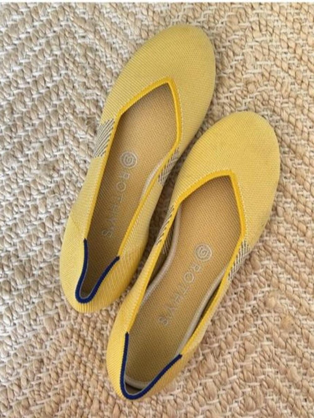 Rothy's Women's Yellow Ballet-shoes